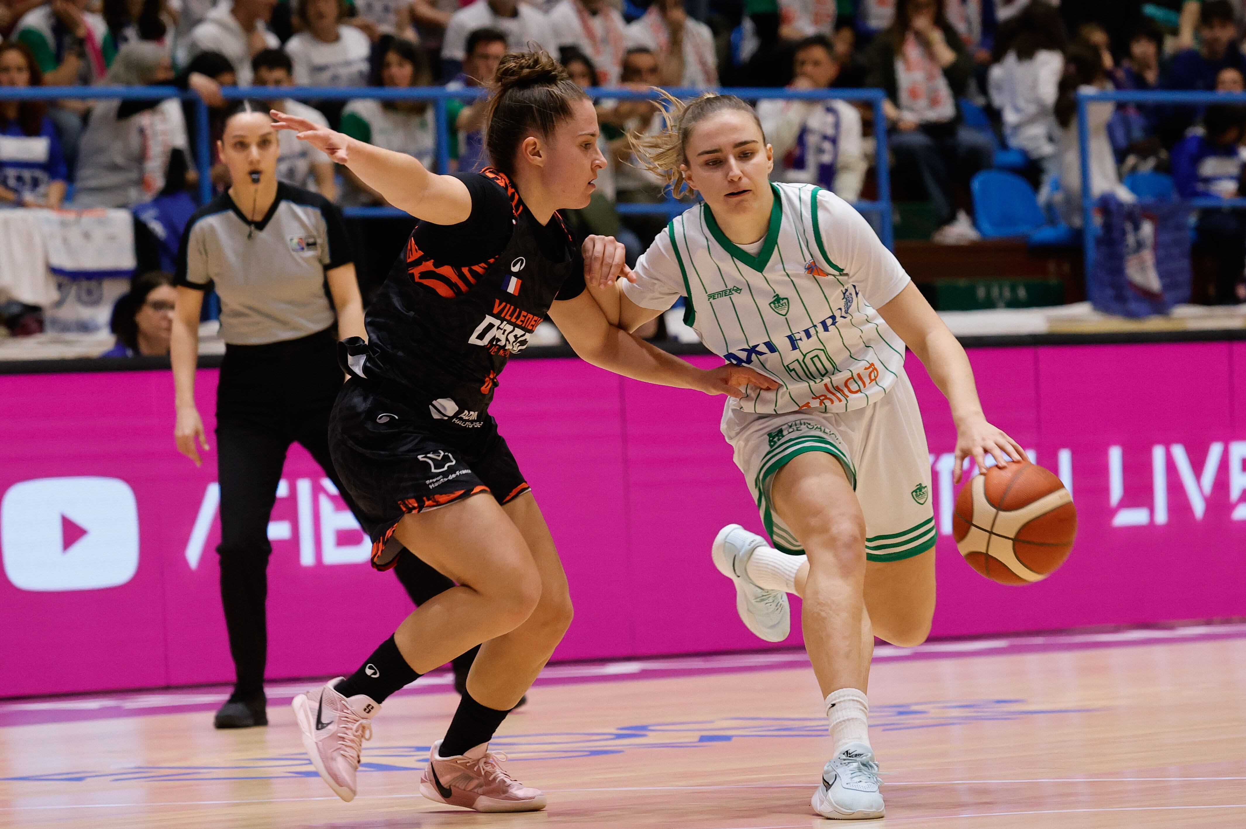 Imagen del Baxi-Villeneuve d´Ascq de la ida de la final de Eurocup en A Malata (foto: Kiko Delgado / EFE)