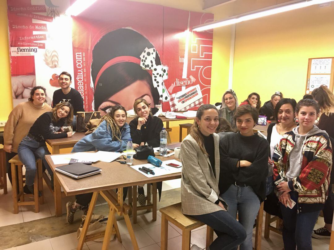 Alumnos de la Escuela de Diseño de Baleares