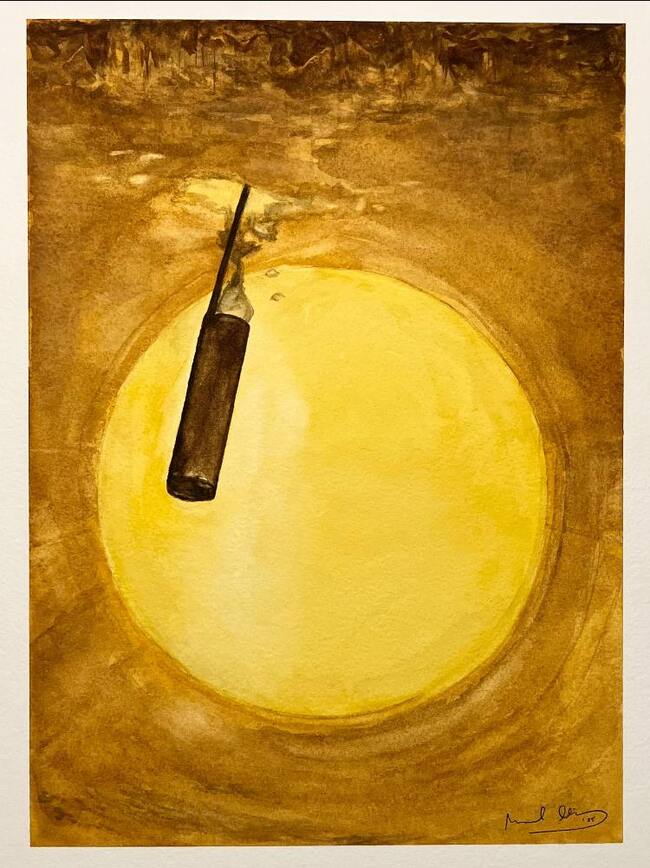 Acuarela de Manuel Olivas