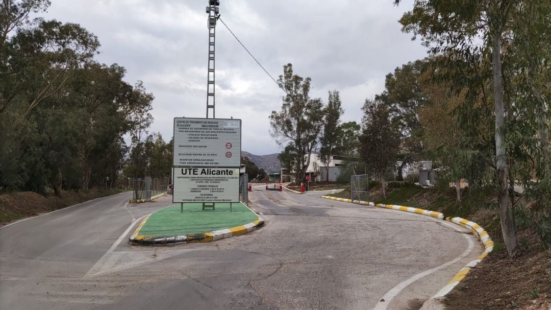 Entrada del vertedero de Fontcalent, en una imagen de archivo