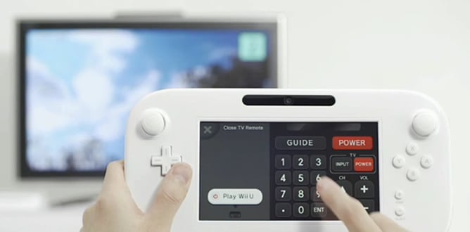 Con el mando &#039;GamePad&#039;, de la nueva consola de Nintendo, se podrán realizar varias funciones como controlar la televisión a distancia