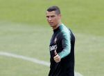 Soccer Football - Portugal Training - Oeiras, Portugal - June 5, 2018 Portugal's Cristiano Ronaldo during training REUTERS/Rafael Marchante