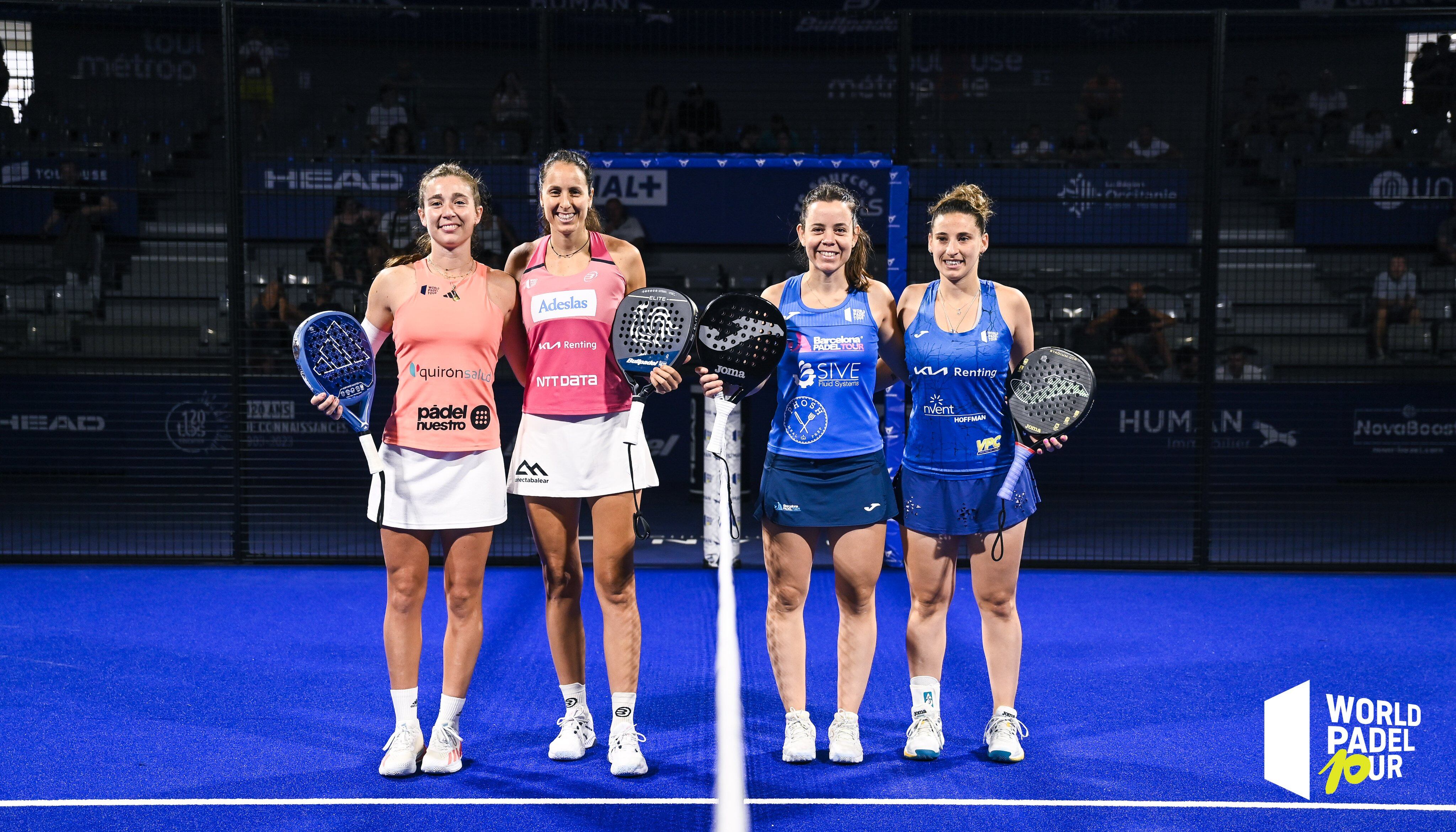 Marta Ortega i Gemma Triay han debutat avui com a parella al circuit World Padel Tour.