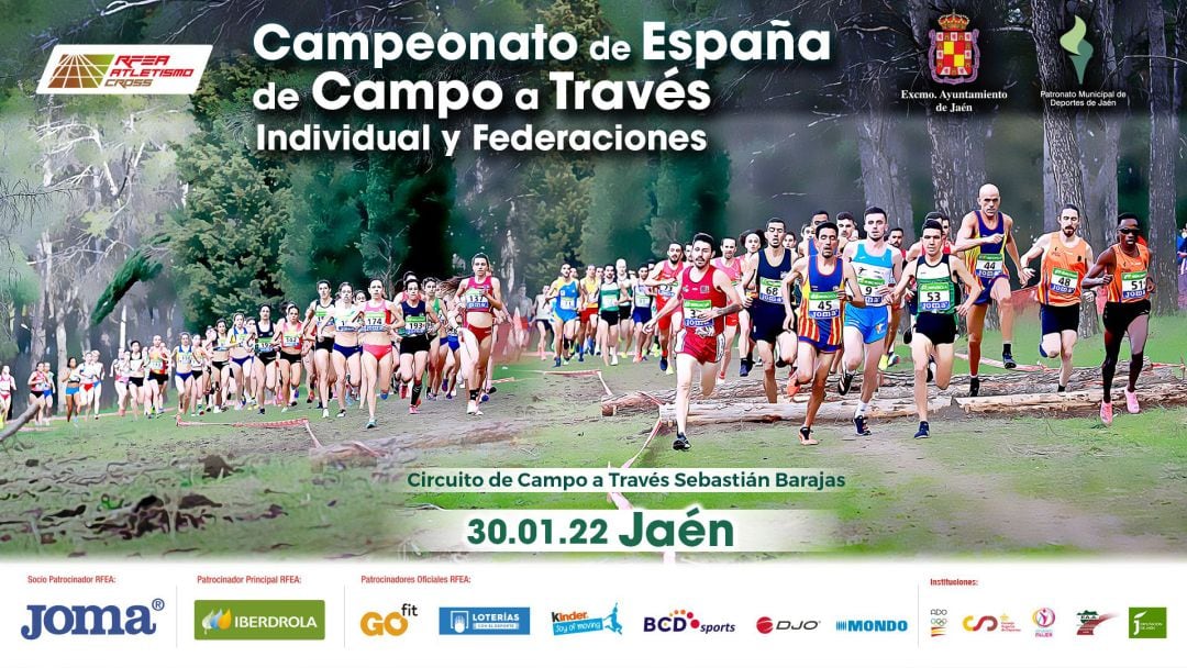 Jaén acogerá este domingo el campeonato de España de campo a través