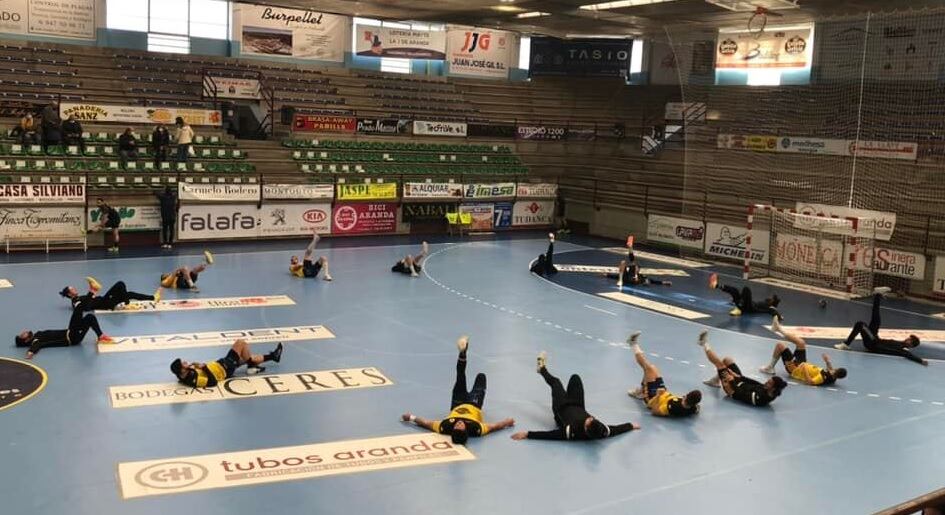 Una sesión de trabajo del Tubos Aranda en el Príncipe de Asturias