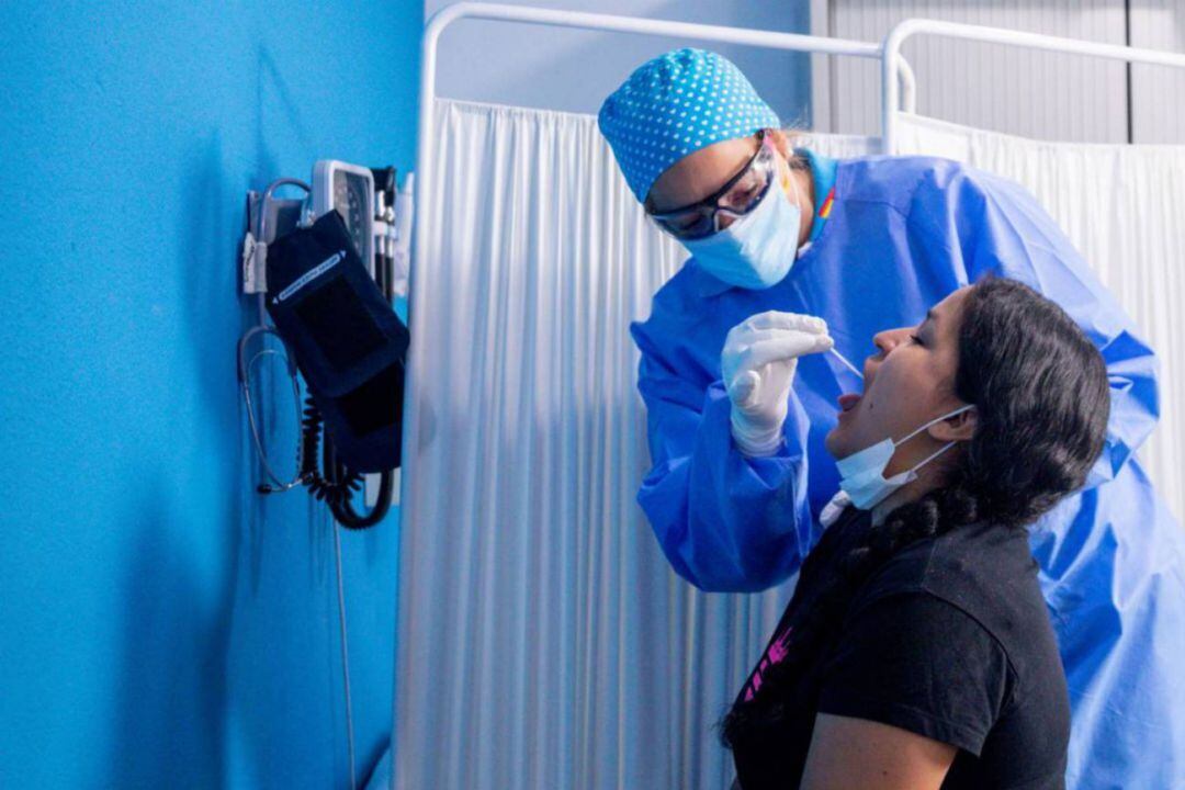 Prueba de Covid en el Hospital