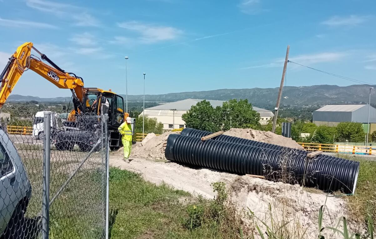 Obras del Polígono Balones de Ontinyent