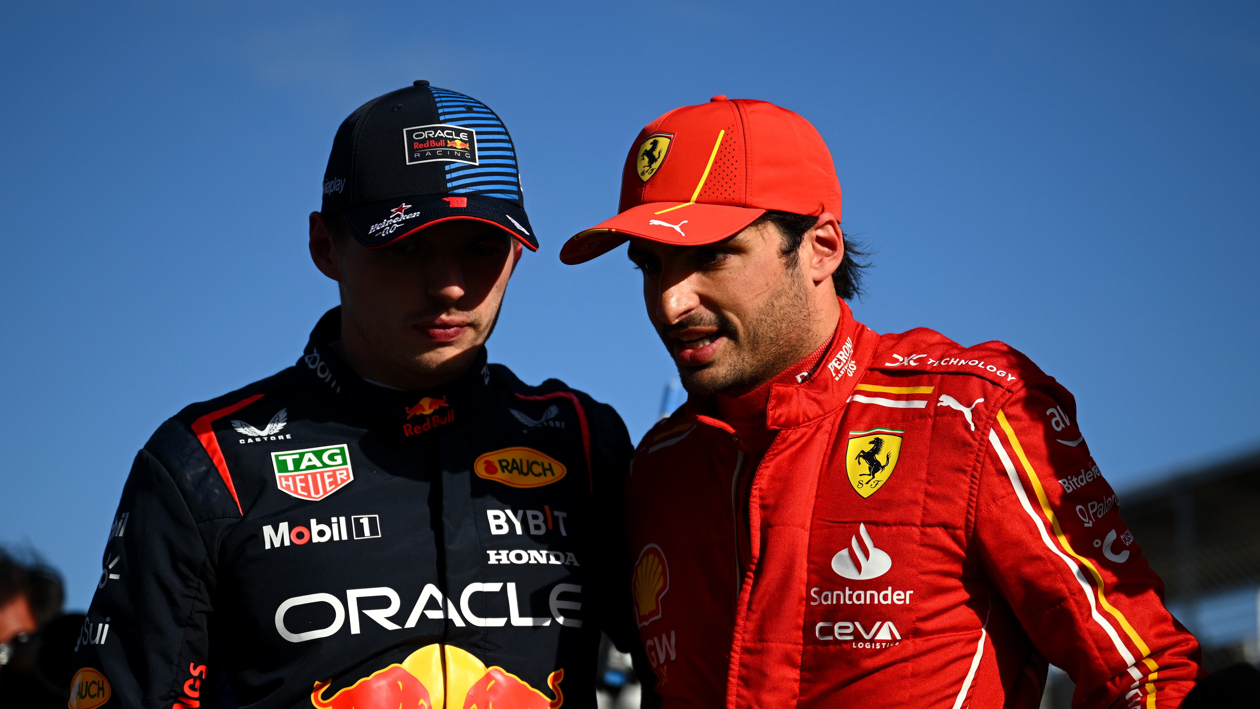 Pole position para Max Verstappen por delante del español Carlos Sainz. (Clive Mason - Formula 1/Formula 1 via Getty Images)