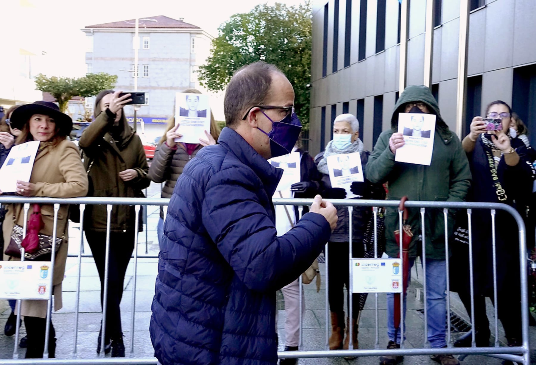 El sospechoso del asesinato de Déborah Fernández Cervera llegado al juzgado de Tui