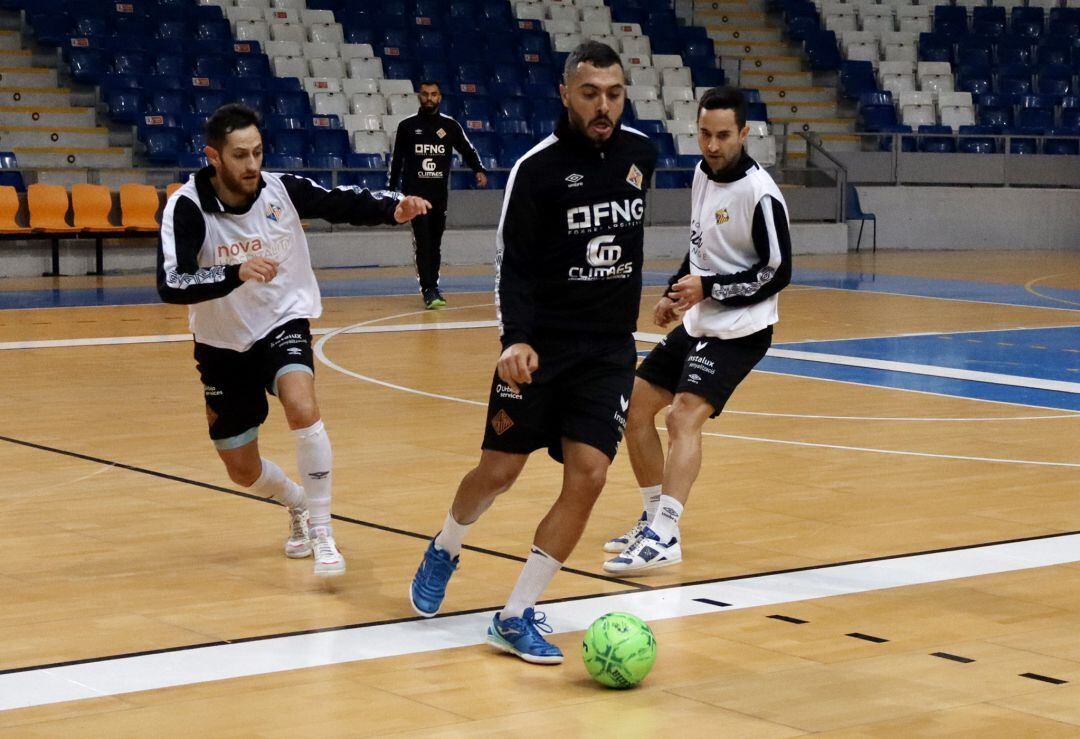 Entrenamiento del Palma Futsal.