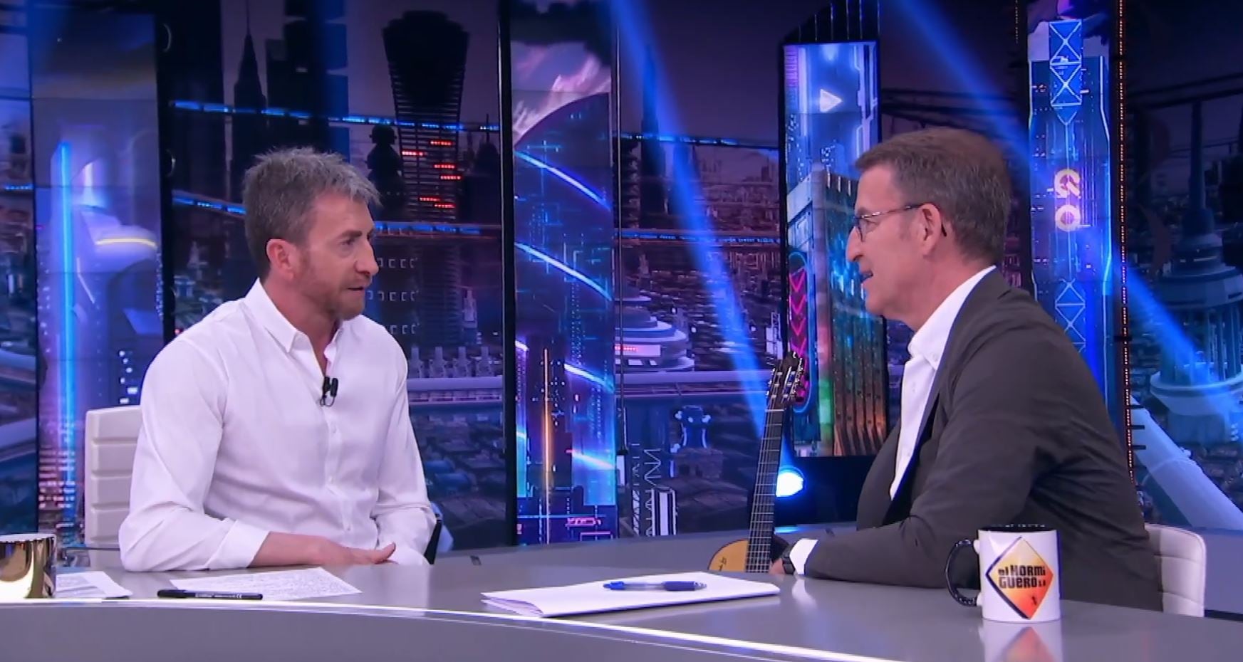 Pablo Motos y Alberto Núñez Feijóo en &#039;El Hormiguero&#039;