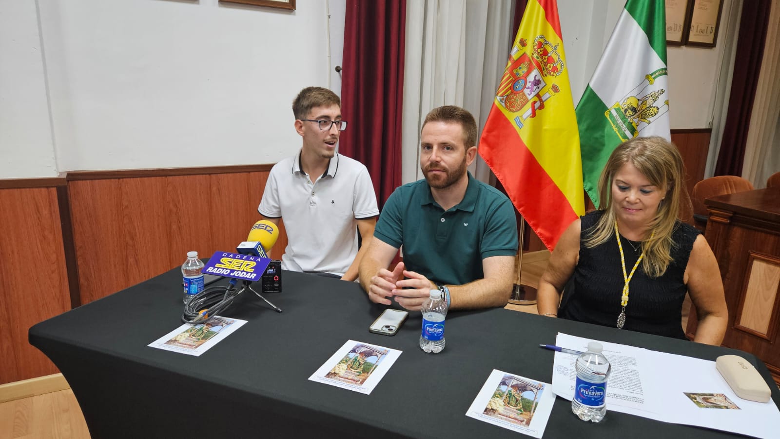 Momento de la intervención del autor, Vicente Carlos Molero Medina