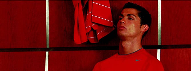 Cristiano Ronaldo en un anuncio de Nike.