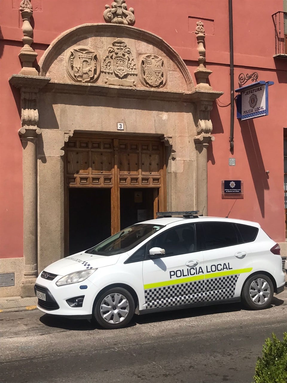 Fachada de la Jefatura de la Policía Local