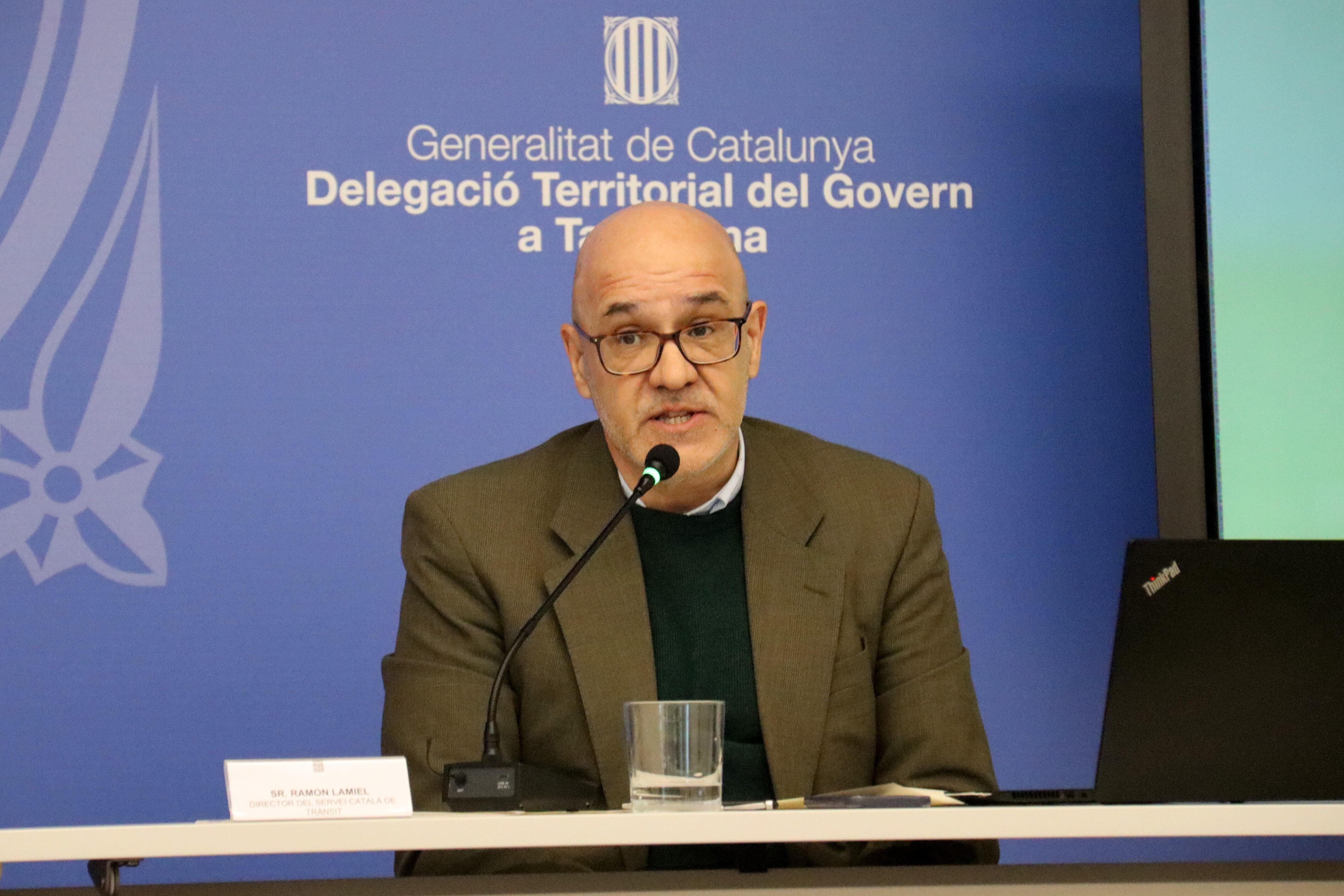 El director del Servei Català de Trànsit (SCT), Ramon Lamiel, a Tarragona