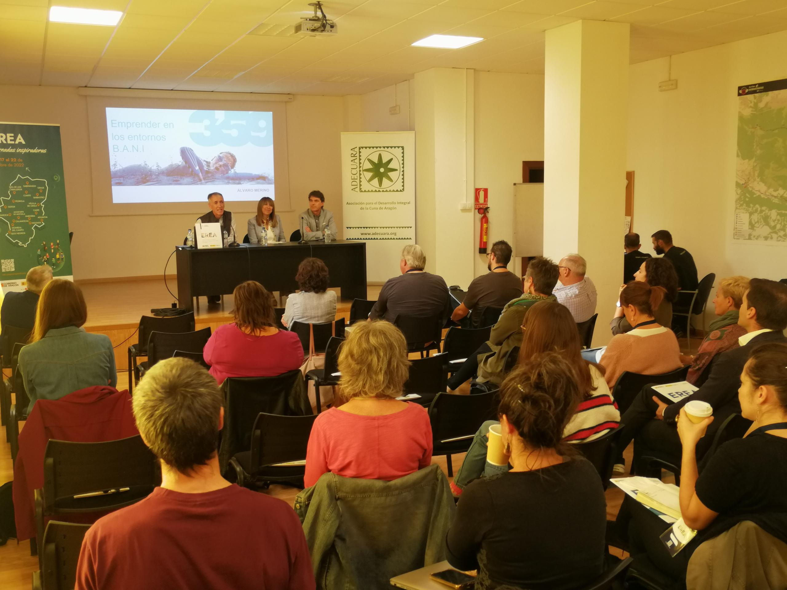 Jornada EREA "Incentivar el emprendimiento", organizada por Fundación Aragón Emprende y Adecuara