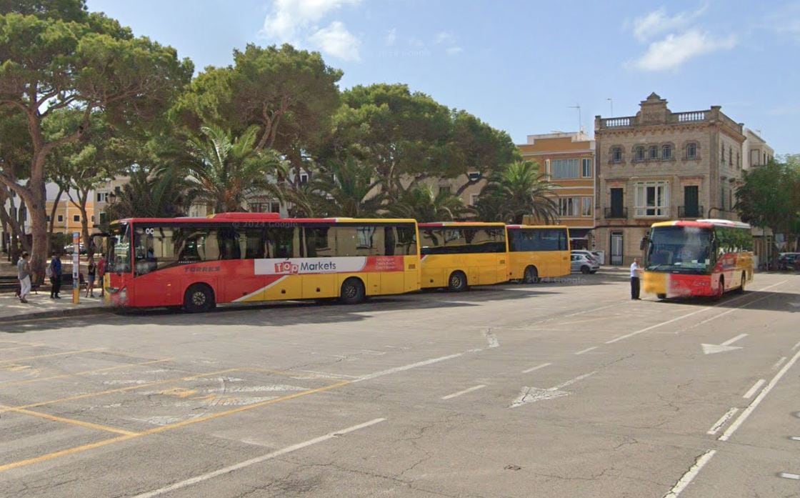 Parada de busos de Ciutadella