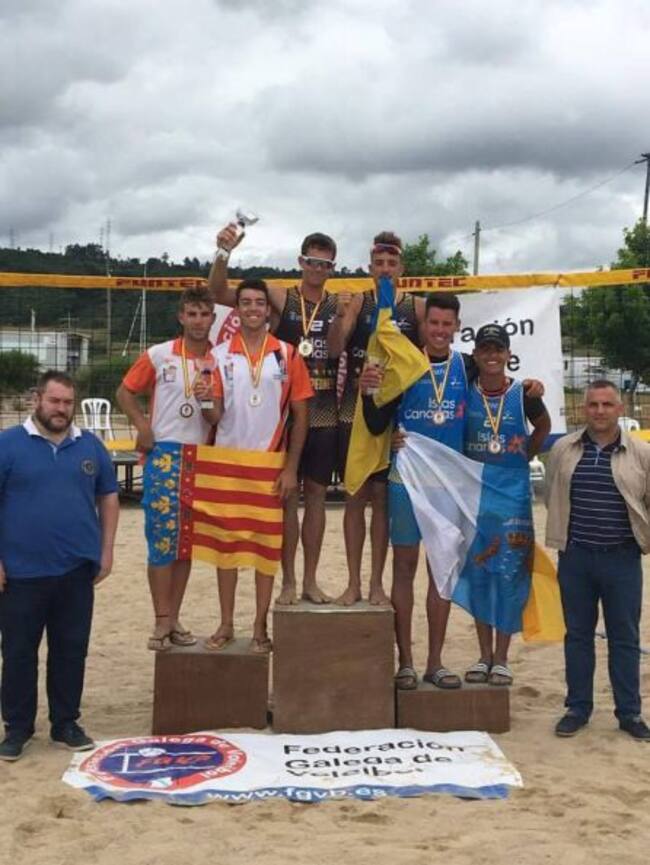 Podio final masculino