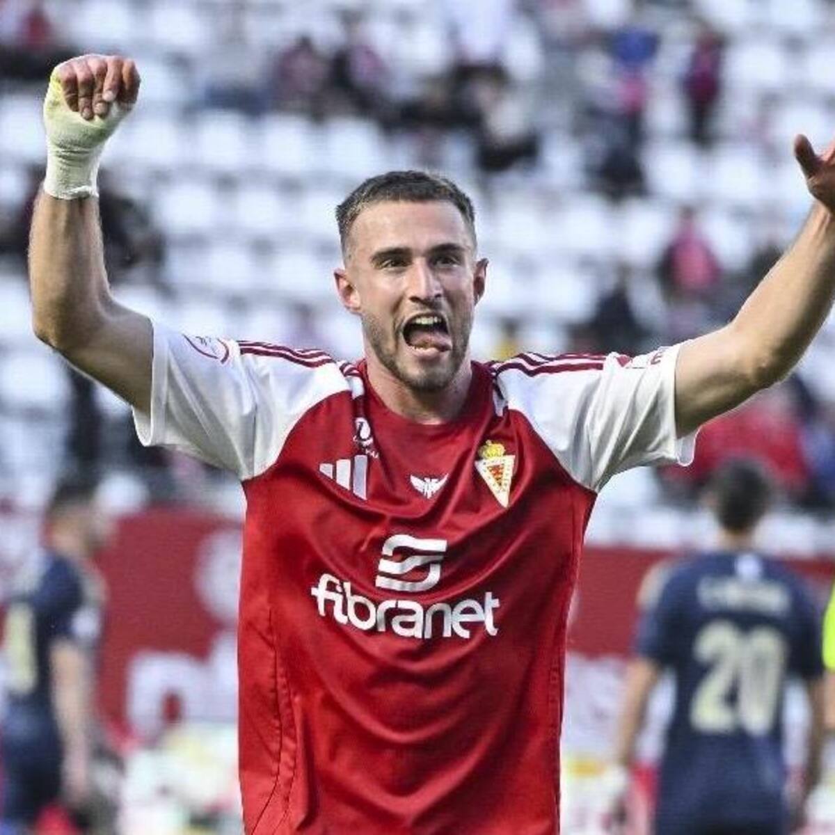 El Real Murcia intentará contar con David Flakus en el playoff