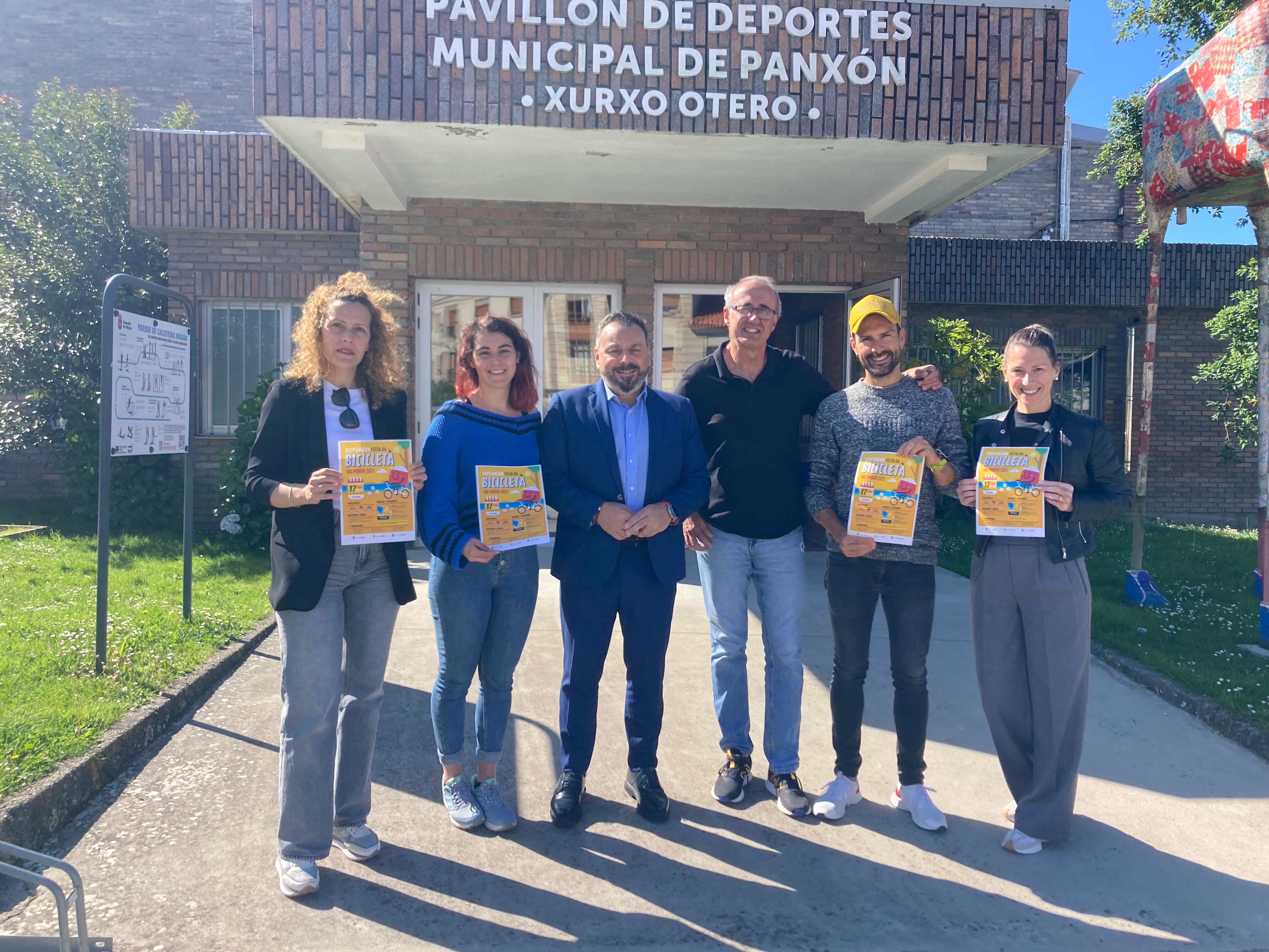 Juan González, alcalde de Nigrán, y Paco Ferreira, alcalde de Gondomar, en Panxón