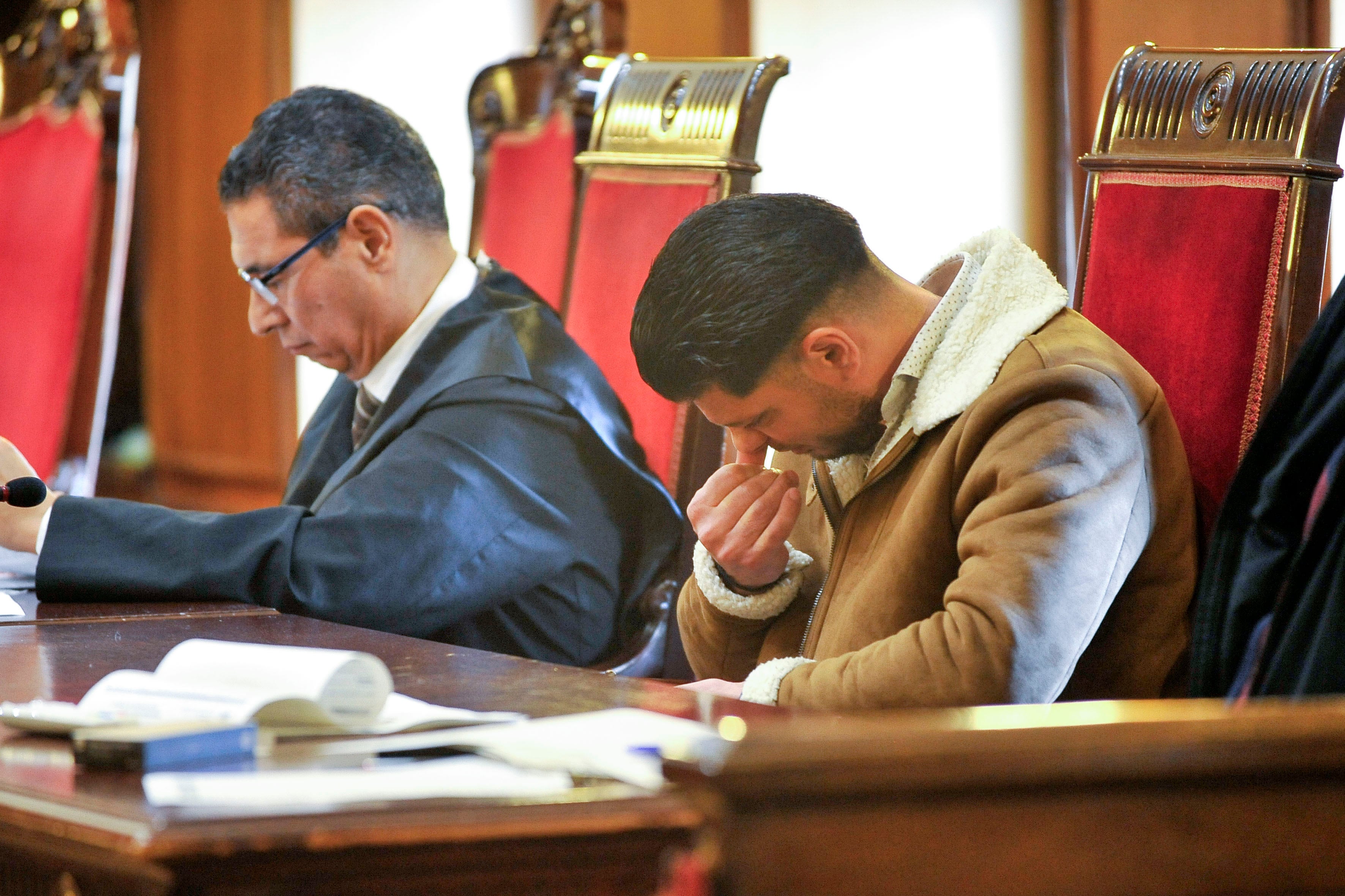 ALBACETE (ESPAÑA), 19/01/2026.- El juicio contra el acusado (d) de matar a su mujer en 2022 en Córdoba, para el que la Fiscalía pide 25 años de prisión, ha comenzado este lunes en la Audiencia Provincial de Albacete con la elección del jurado popular y con la intervención inicial de las partes. EFE/ Manu / POOL