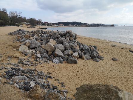 Estado de la playa de Peligros.