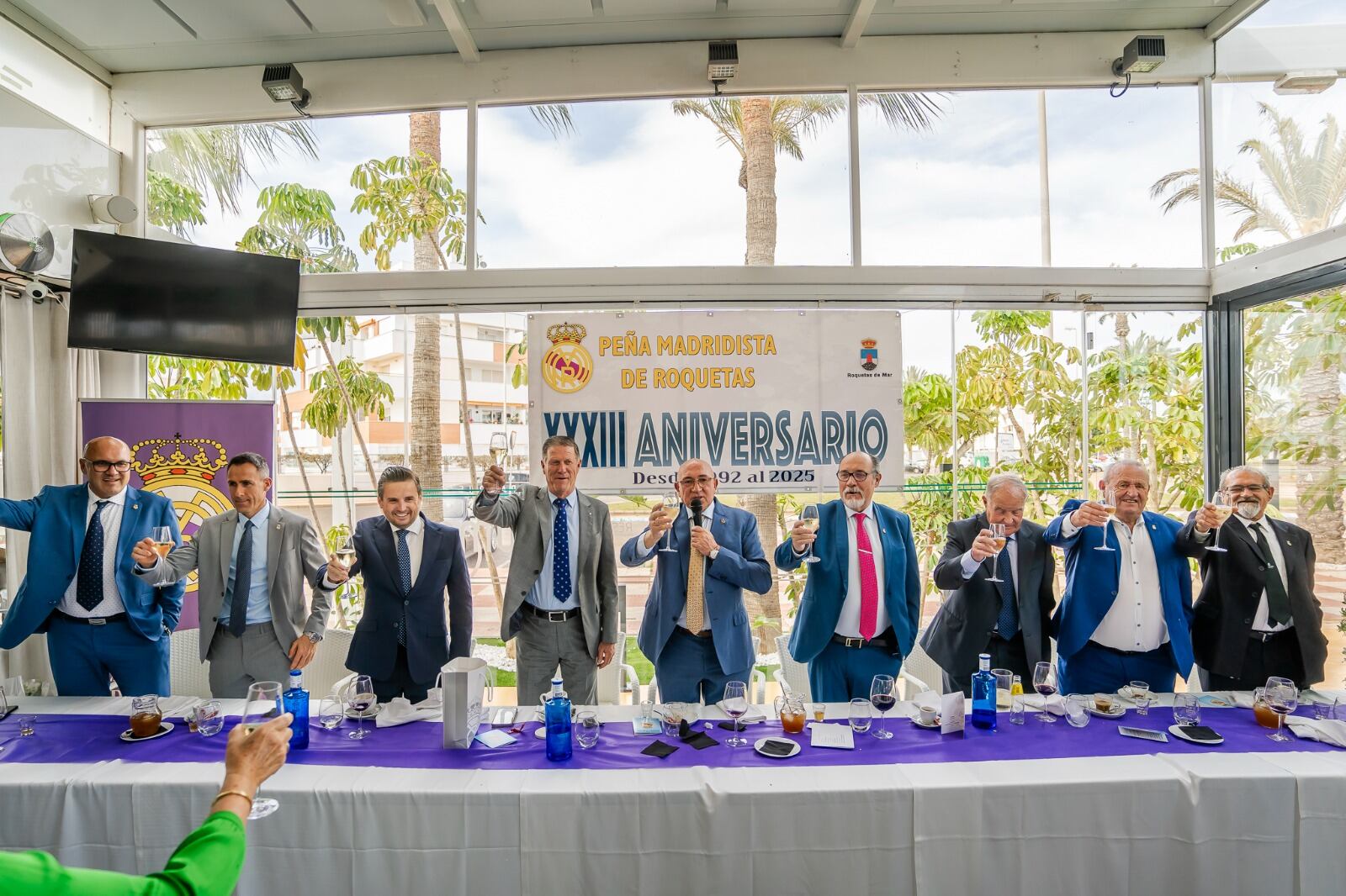 La Peña Madridista de Roquetas de Mar celebra su XXXIII Aniversario.