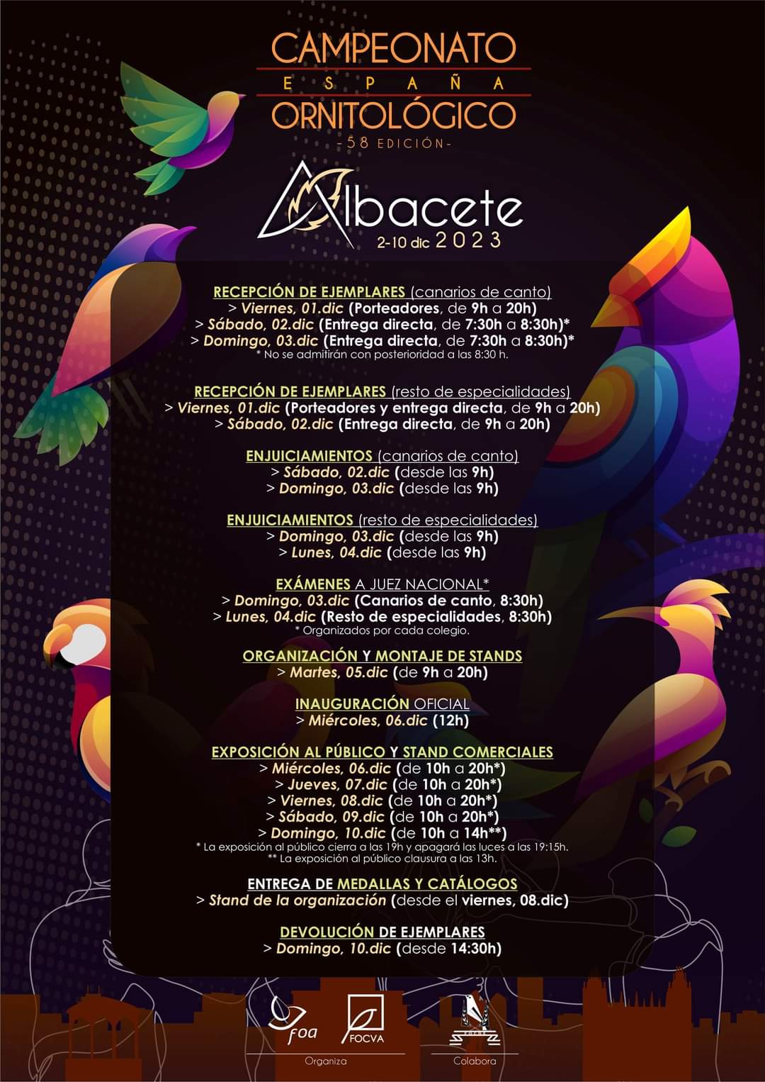 Cartel anunciador del Campeonato