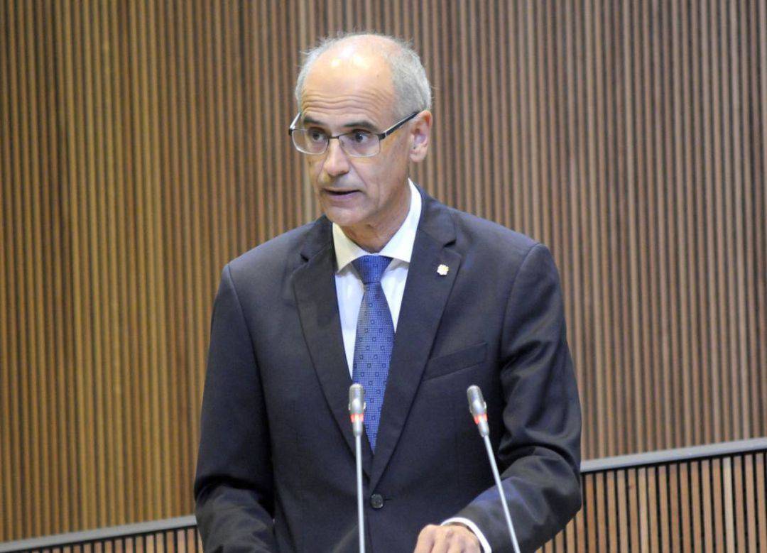 L'excap de Govern, Toni Martí, en una intervenció al consell General