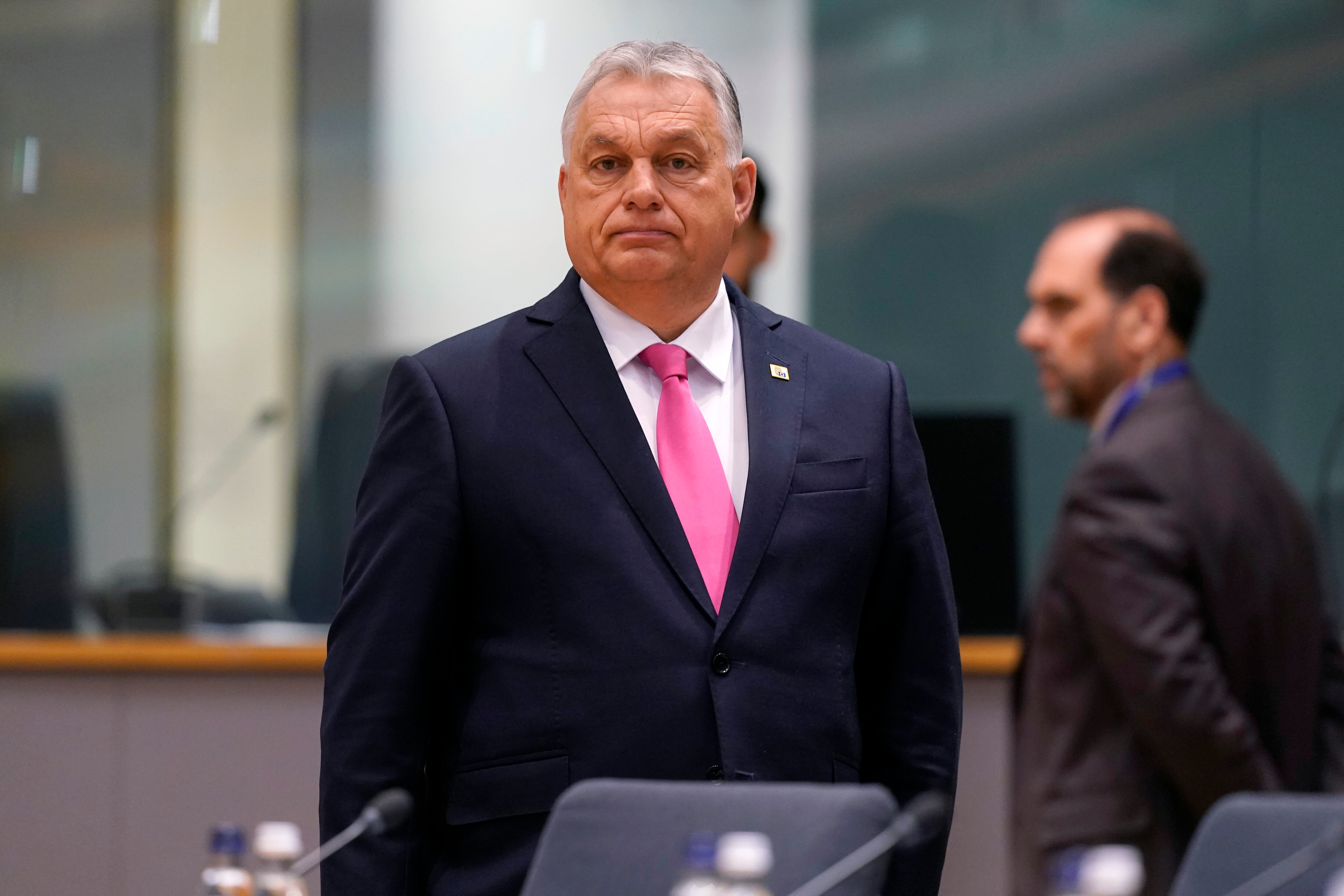 El primer ministro de Hungría, Viktor Orbán, durante un Consejo Europeo en Bruselas el pasado mes de marzo