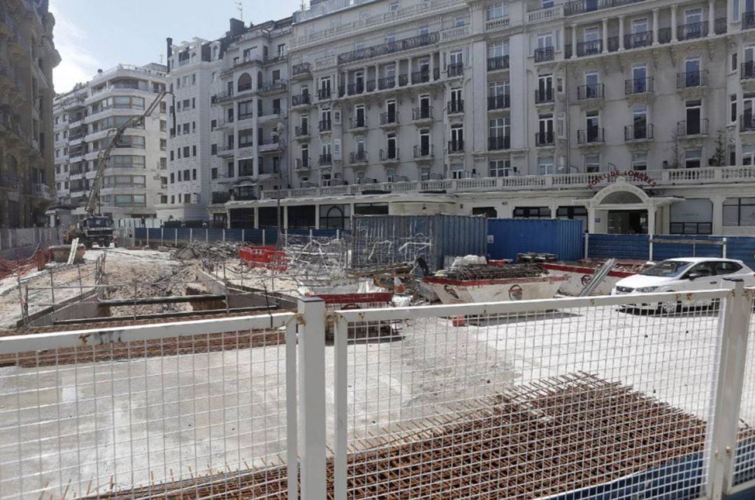 Se complica la obra en el tramo cercano a La Concha