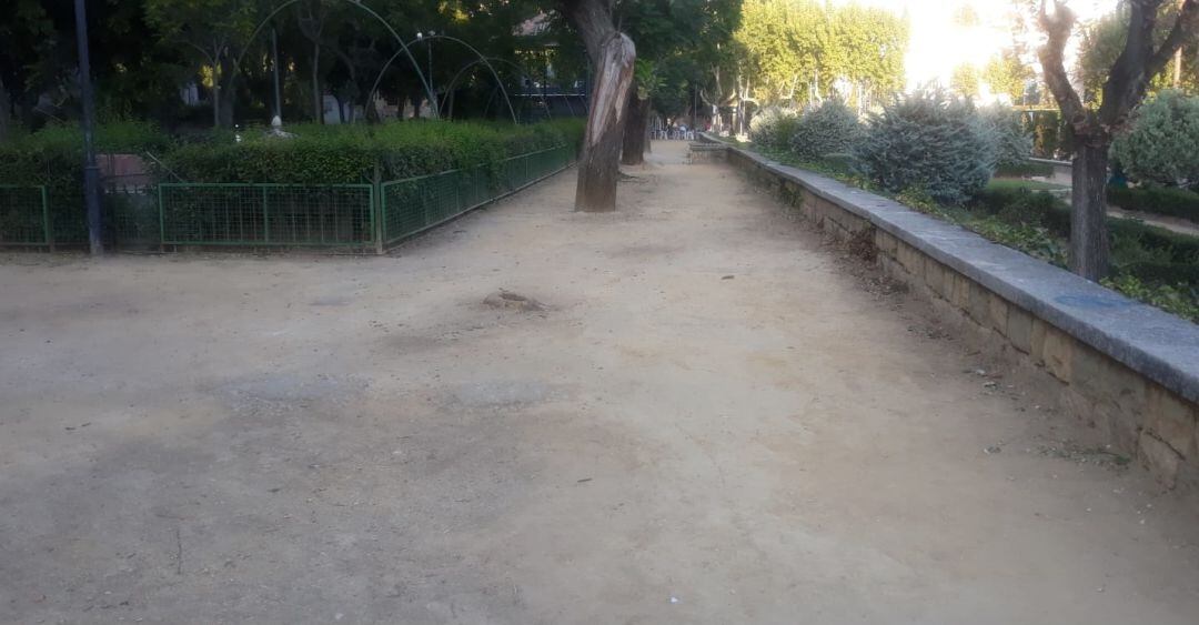 Parque de La Concordia, en Jaén capital.