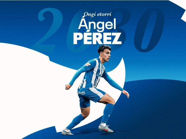 Ángel Pérez es nuevo jugador del Deportivo Alavés
