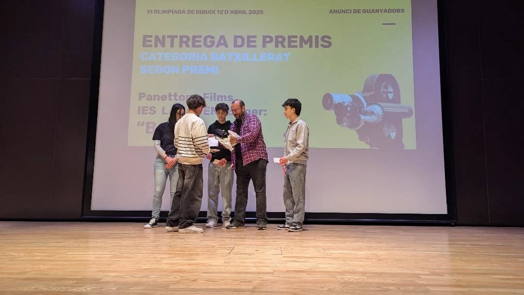 Equipo del cortometraje ganador