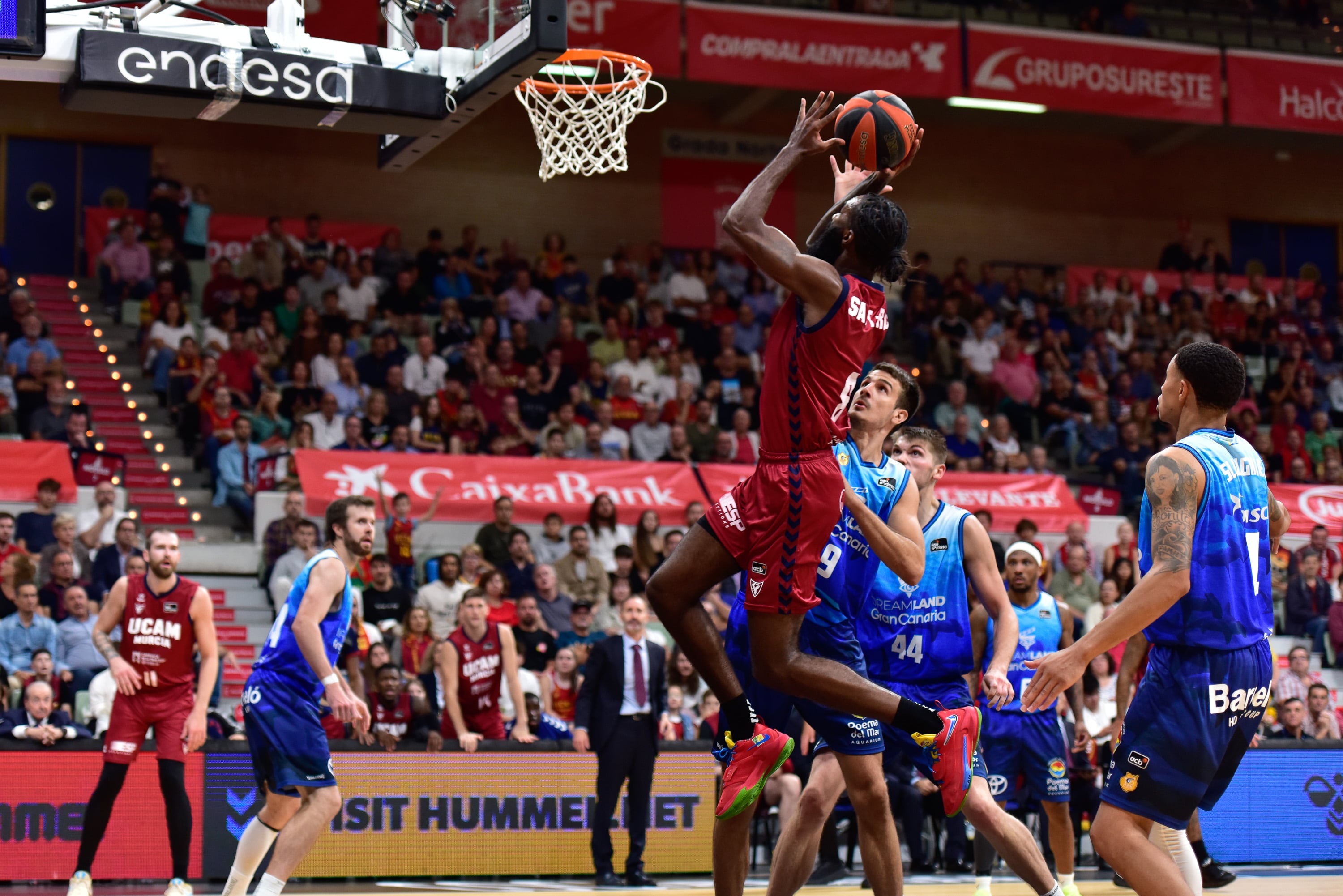 Howard Sant-Roos en el UCAM Murcia-Gran Canaria