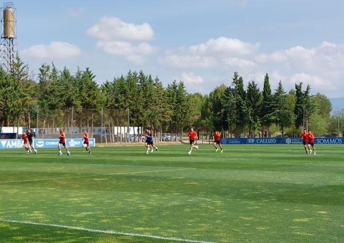 El Huesca afronta los tres últimos entrenamientos de la temporada