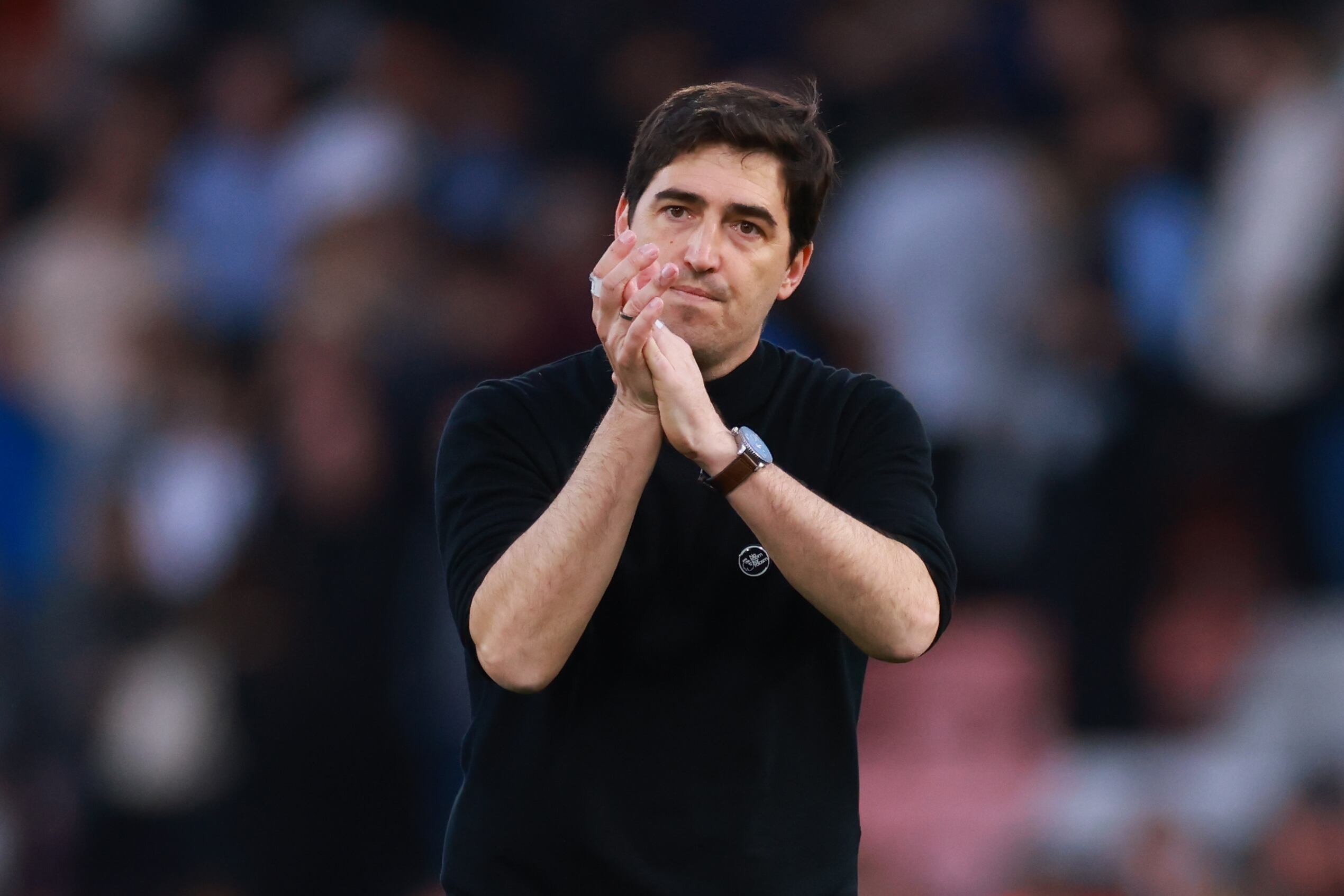 Andoni Iraola, durante un partido con el AFC Bournemouth