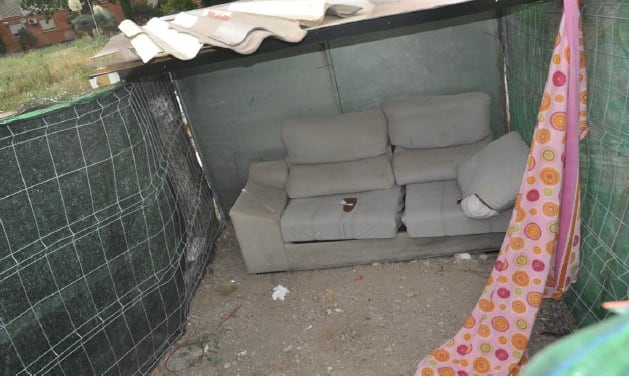 Edificación ilegal en el barrio de San Martín de Porres