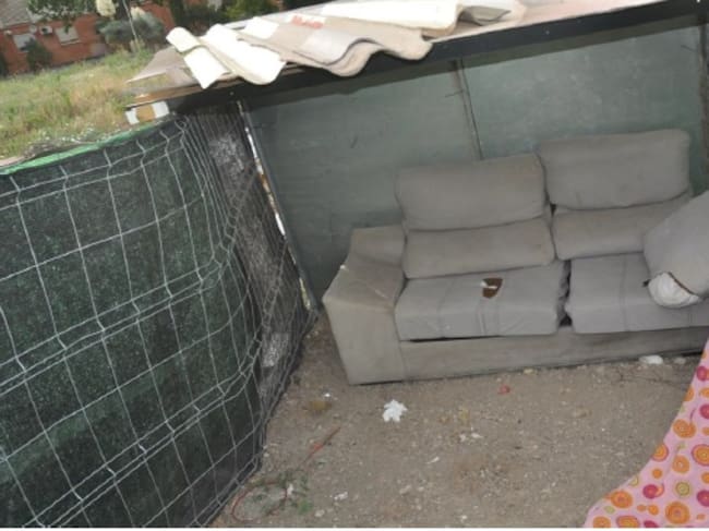 Edificación ilegal en el barrio de San Martín de Porres