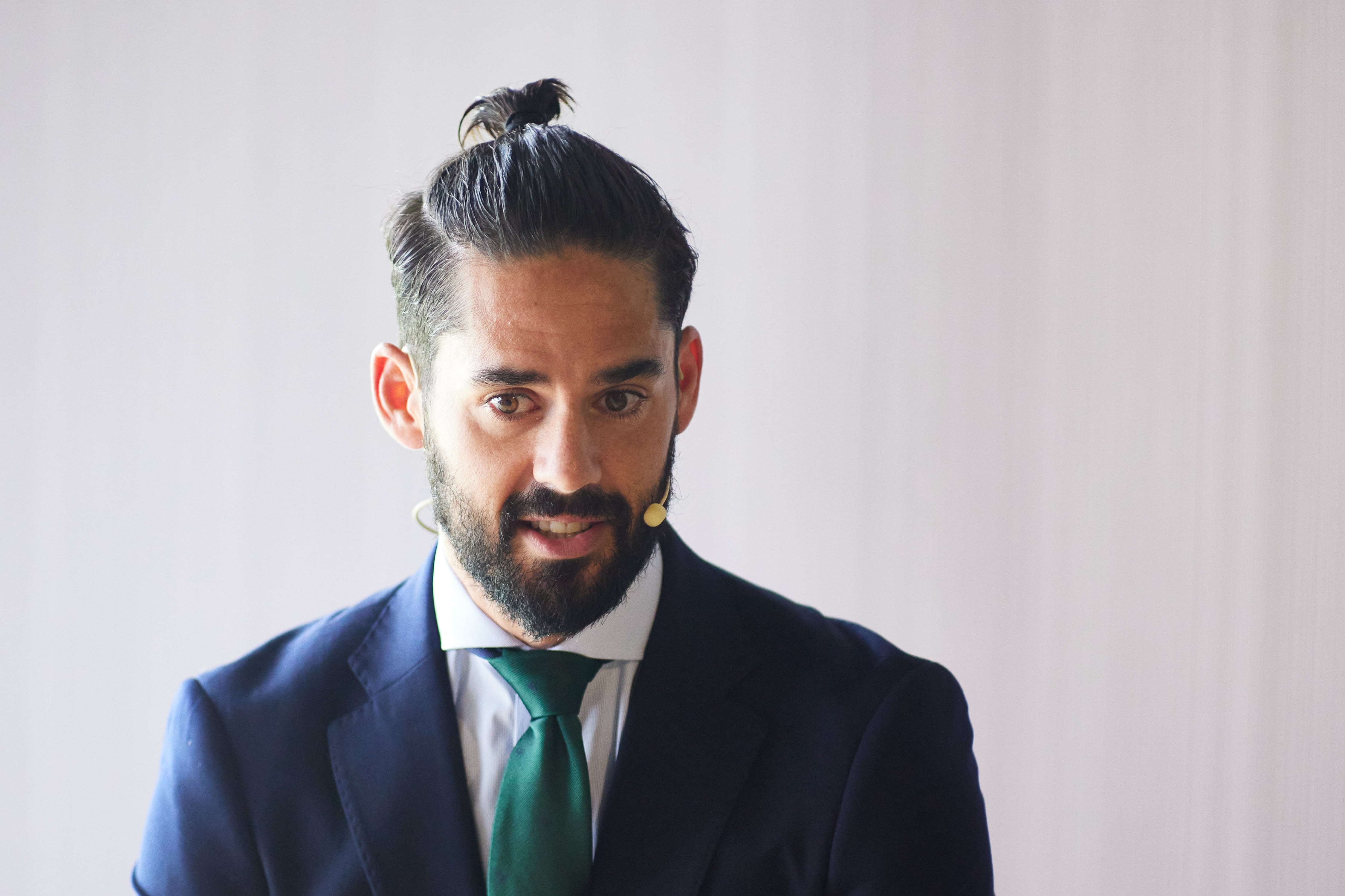 Francisco ‘Isco’ Alarcon en su presentación con el Real Betis