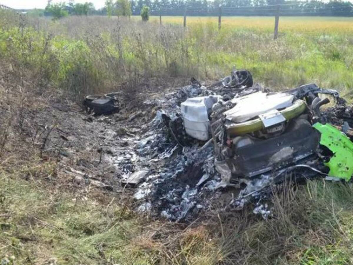 Así quedó un Lamborghini Huracán después de circular a 366km/h