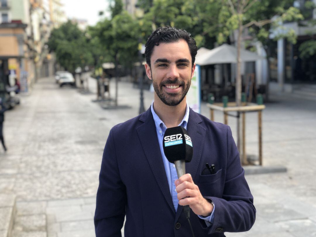 El candidat de Ciutadans a Girona, Daniel Pamplona