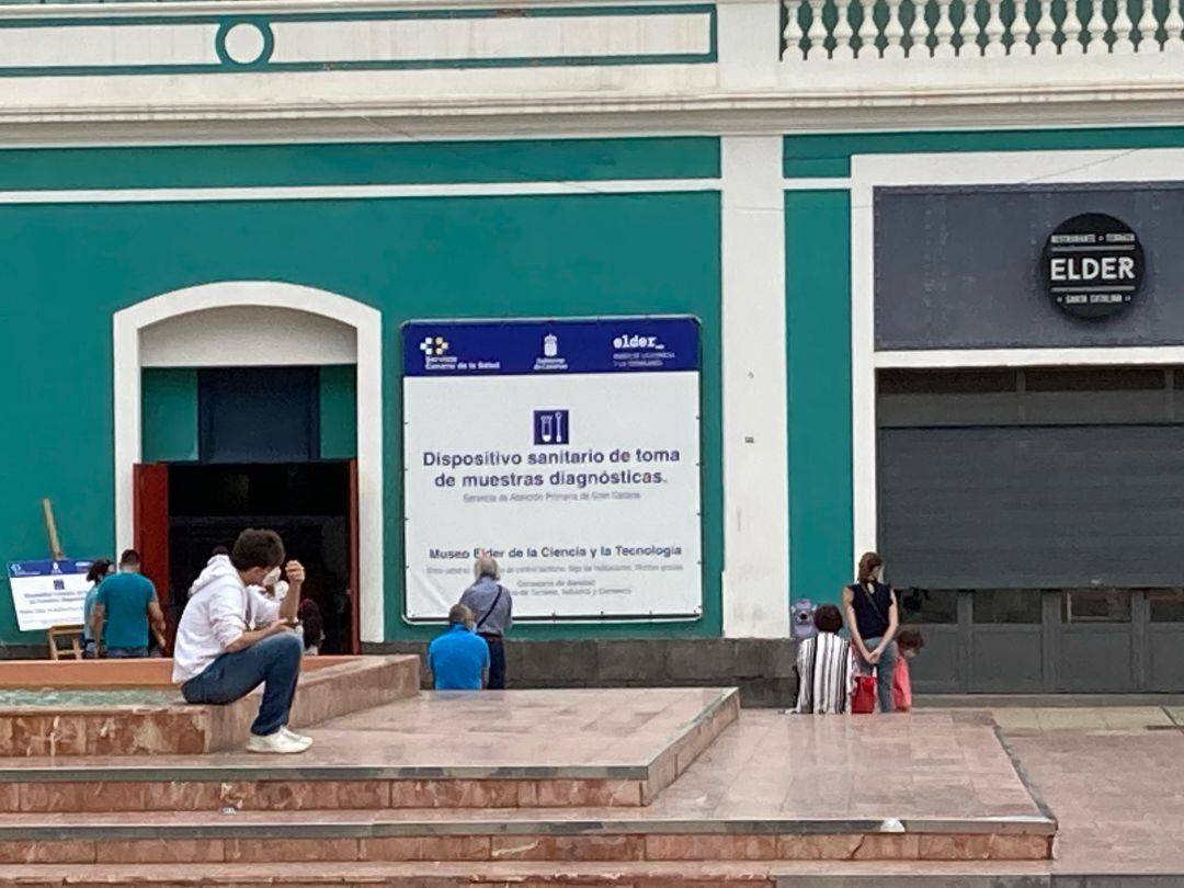 Punto de extracción de muestras en el Museo Elder