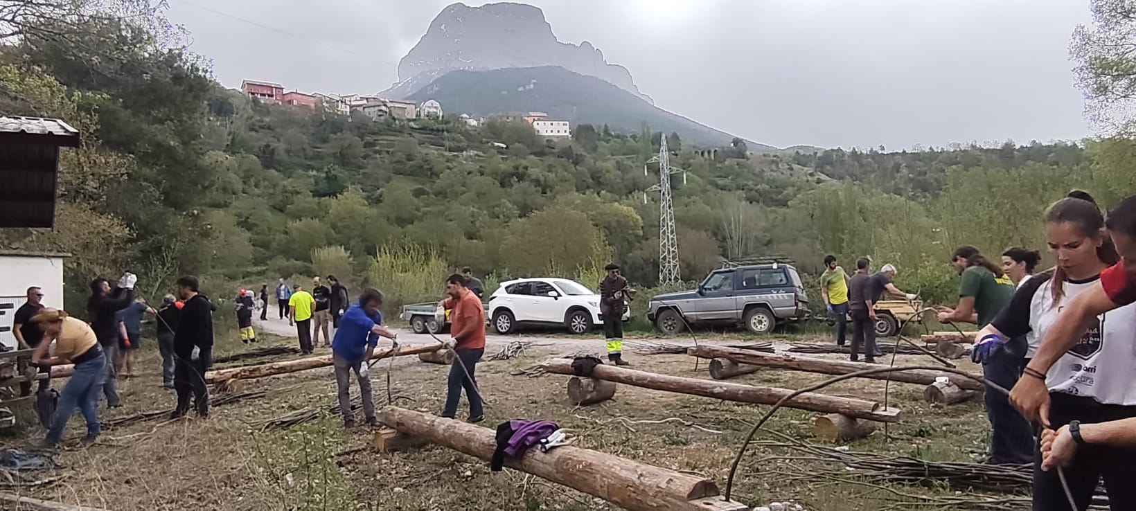 Preparativos para las Nabatas en Laspuña