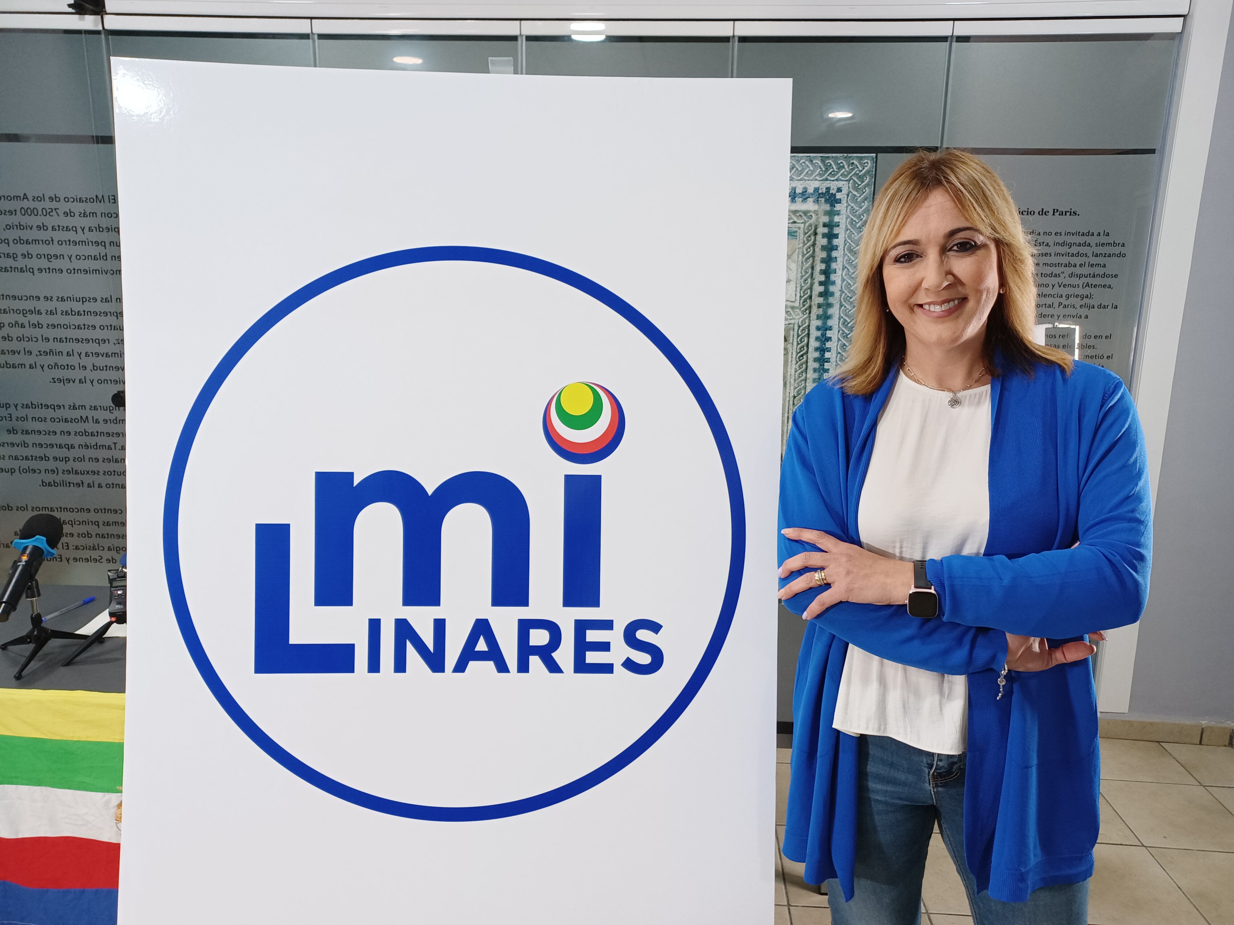 Juana Cruz, candidata a la alcaldía de Linares bajo las siglas de "Mi Linares".