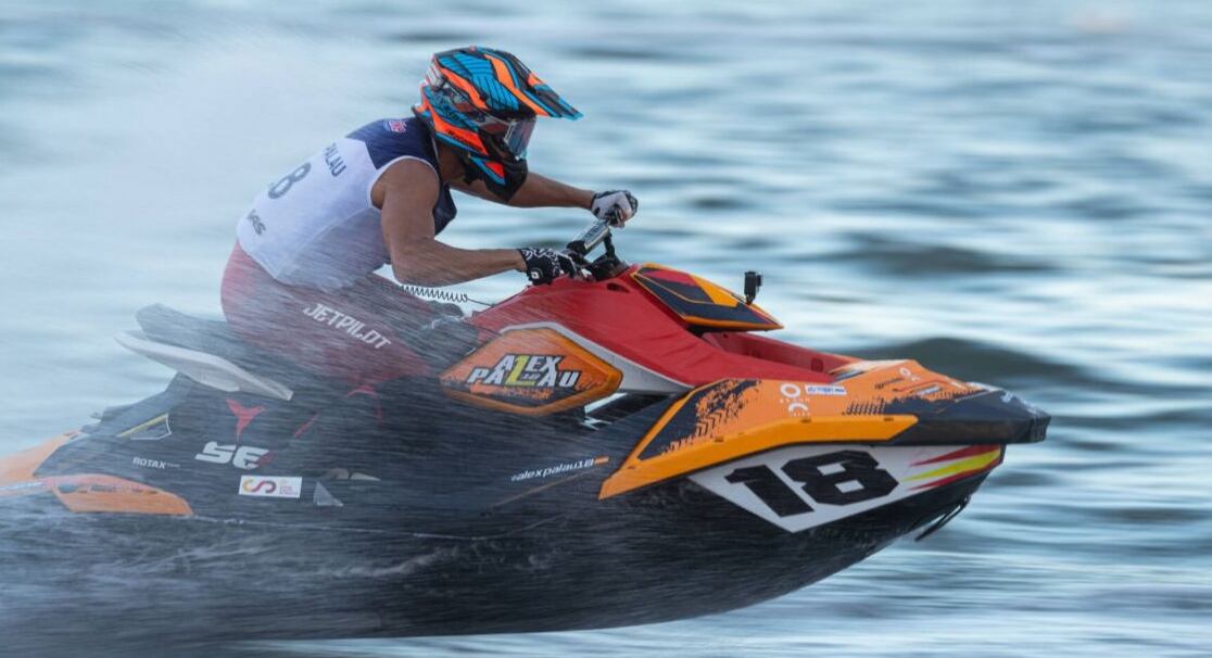 Alex Palau durante la competición