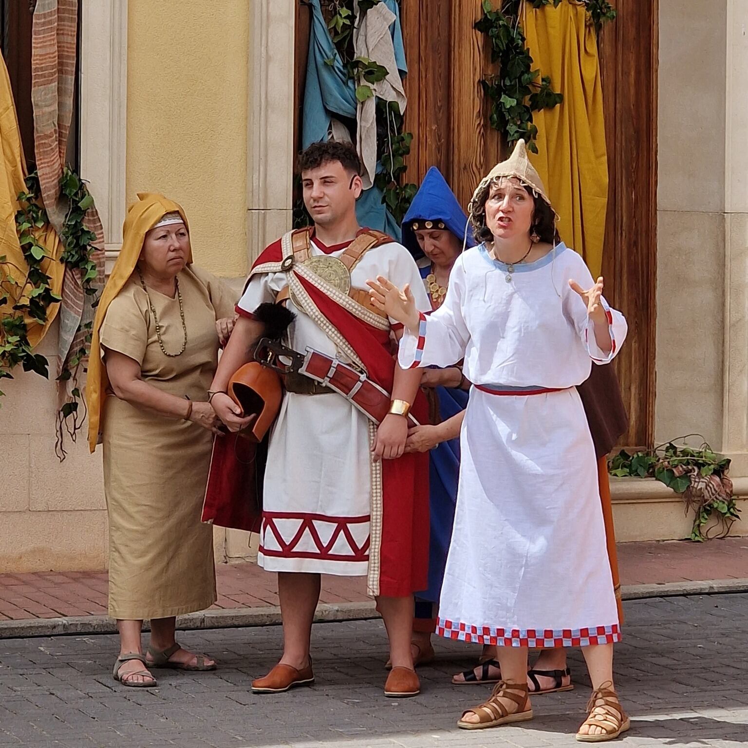 Recreació de la 'boda' a Iberfesta d'Olocau