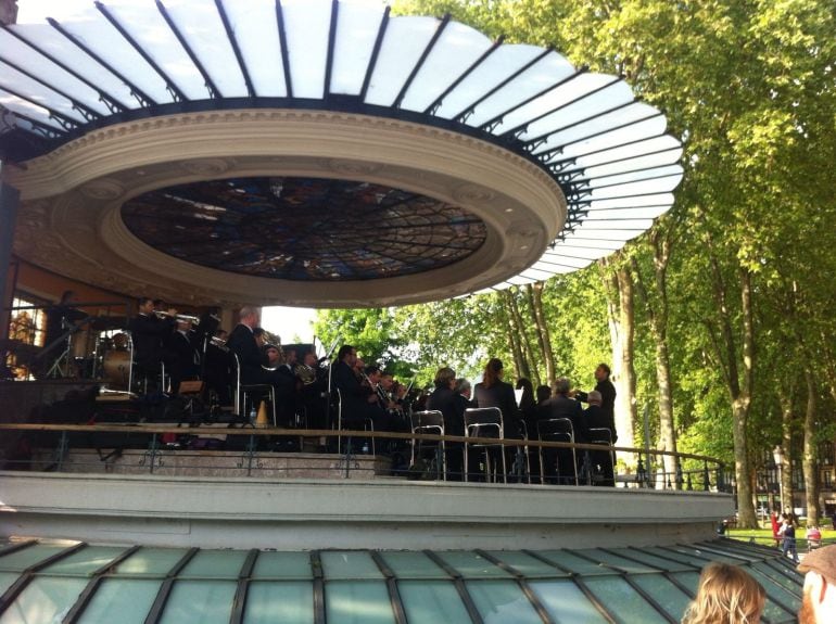 Quiosco de música en Bilbao