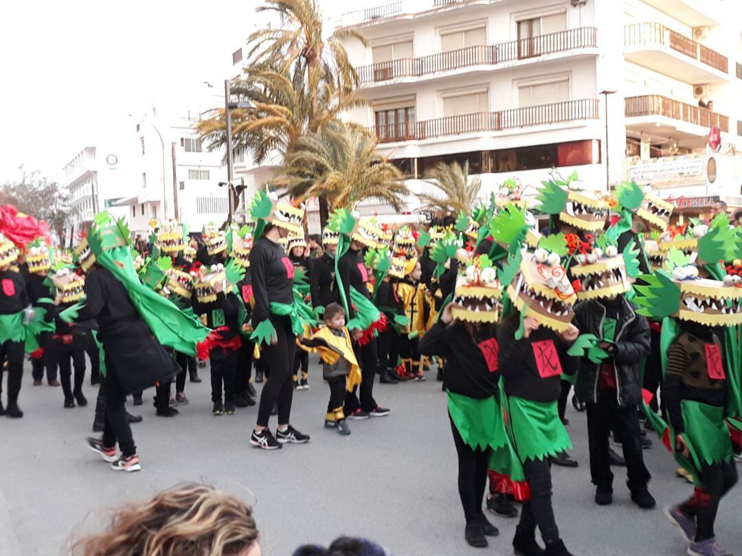 Imagen de archivo de la rúa de Carnaval de Sant Antoni.