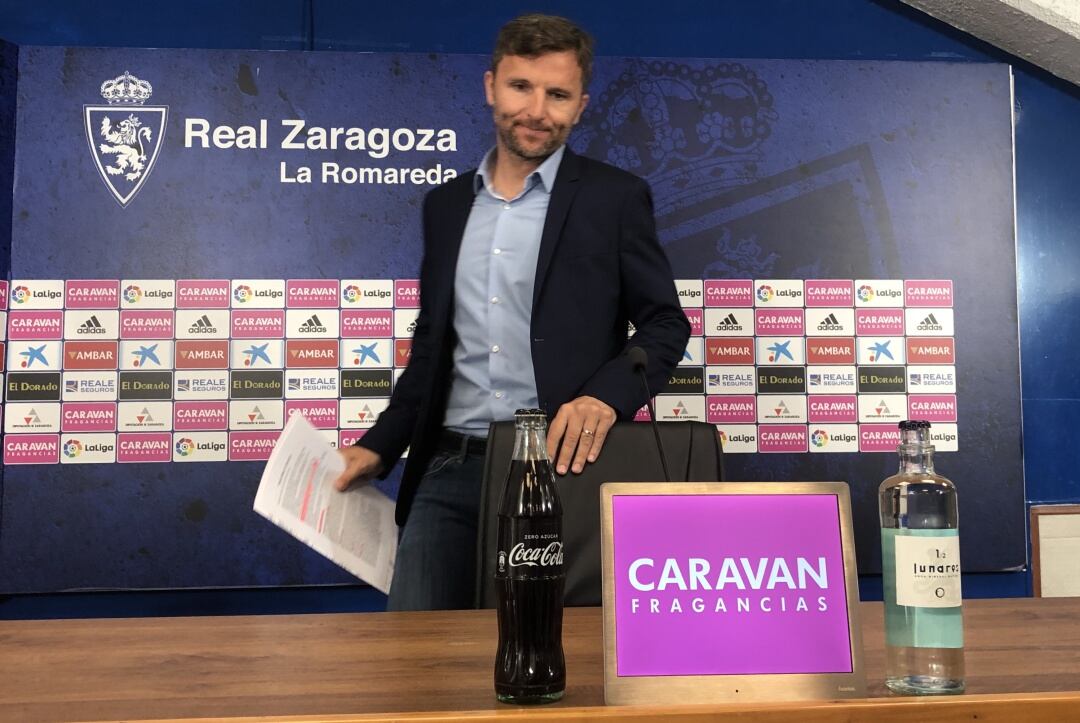 Lalo ha hecho balance y ha hablado de futuro en La Romareda